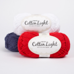 Drops Cotton Light - 50 % medvilnė - 50 % poliesteris - 50 g - 105 m - mikro poliesterio siūlai- minksti - vasaros siulai - nerimui - mezgimui - namu tekstiles gaminiams - namų dekorui - megztiniui - vaikams - Siulu dama