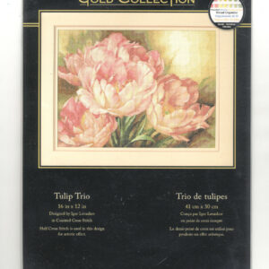 35175 Tulip Trio Dimensions siuvinėjimo rinkinys siuvinejimas kryzeliu paveikslas siulu dama