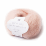 Rico Design Eddentials Super kid mohair loves silk 70% moheris mohera 30% šilkas 25 g 200 m skaroms megztukams švelnus moheris mezgimo siūlai siulu dama 003