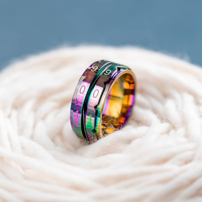 Raw Counter Ring Rainbow 1 - Siulų dama - siūlai mezgėjoms megzti kojines megztinius šalikus šalikas megztinis siūlų parduotuvė pigiausi siūlai geriausi pasiūlymai nemokama registracija - Siūlų Dama Siūlų pasaulis https://siuludama.lt KnitPro