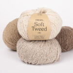 drops soft tweed 50 % merino vilna 25 % alpaka 25 % viskoze su smulkiais veltais tvido burbuliukais lengvi siulai siulai vaikams suaugusiems mezgimo siulai rudens ziemos sezonui siulu dama