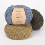 drops soft tweed 50 % merino vilna 25 % alpaka 25 % viskoze su smulkiais veltais tvido burbuliukais lengvi siulai siulai vaikams suaugusiems mezgimo siulai rudens ziemos sezonui siulu dama