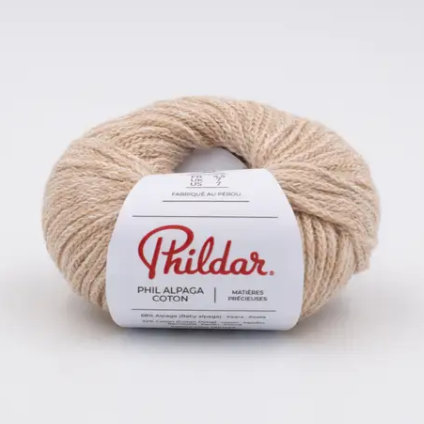 Naturel Alpaga - Siulų dama - siūlai mezgėjoms megzti kojines megztinius šalikus šalikas megztinis siūlų parduotuvė pigiausi siūlai geriausi pasiūlymai nemokama registracija - Siūlų Dama Siūlų pasaulis https://siuludama.lt Phildar <strong>Sudėtis</strong>: 68 % alpakos vilna, 32 % medvilnė <strong>Svoris/ilgis</strong>: 25 g apie 75 m <strong>Rekomenduojamas virbalų dydis</strong>: 4.50 mm <strong>Priežiūra</strong>: skalbimas rankomis PHL-alpagacoton