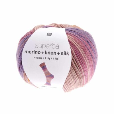 383336.002 002 super ba merino linen silk rico siulai scaled - Siulų dama - siūlai mezgėjoms megzti kojines megztinius šalikus šalikas megztinis siūlų parduotuvė pigiausi siūlai geriausi pasiūlymai nemokama registracija - Siūlų Dama Siūlų pasaulis https://siuludama.lt Rico Design (Vokietija) <strong>Sudėtis</strong>: 55 % merino vilna, 25 % poliamidas, 10 % šilkas, 10% linas <strong>Svoris/ilgis</strong>: 100 g apie 395m <strong>Rekomenduojamas virbalų dydis</strong>: 2.00 - 3.00 mm <strong>Mezginio tankumas</strong>: 10 cm x 10 cm - 30 akys x 42 eilės <strong>Priežiūra</strong>:  skalbti rankomis RIC-merinolinen