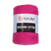 803 ryški rožinė Macrame Cotton