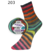 203 ryški vaivorykštė Paint Socks