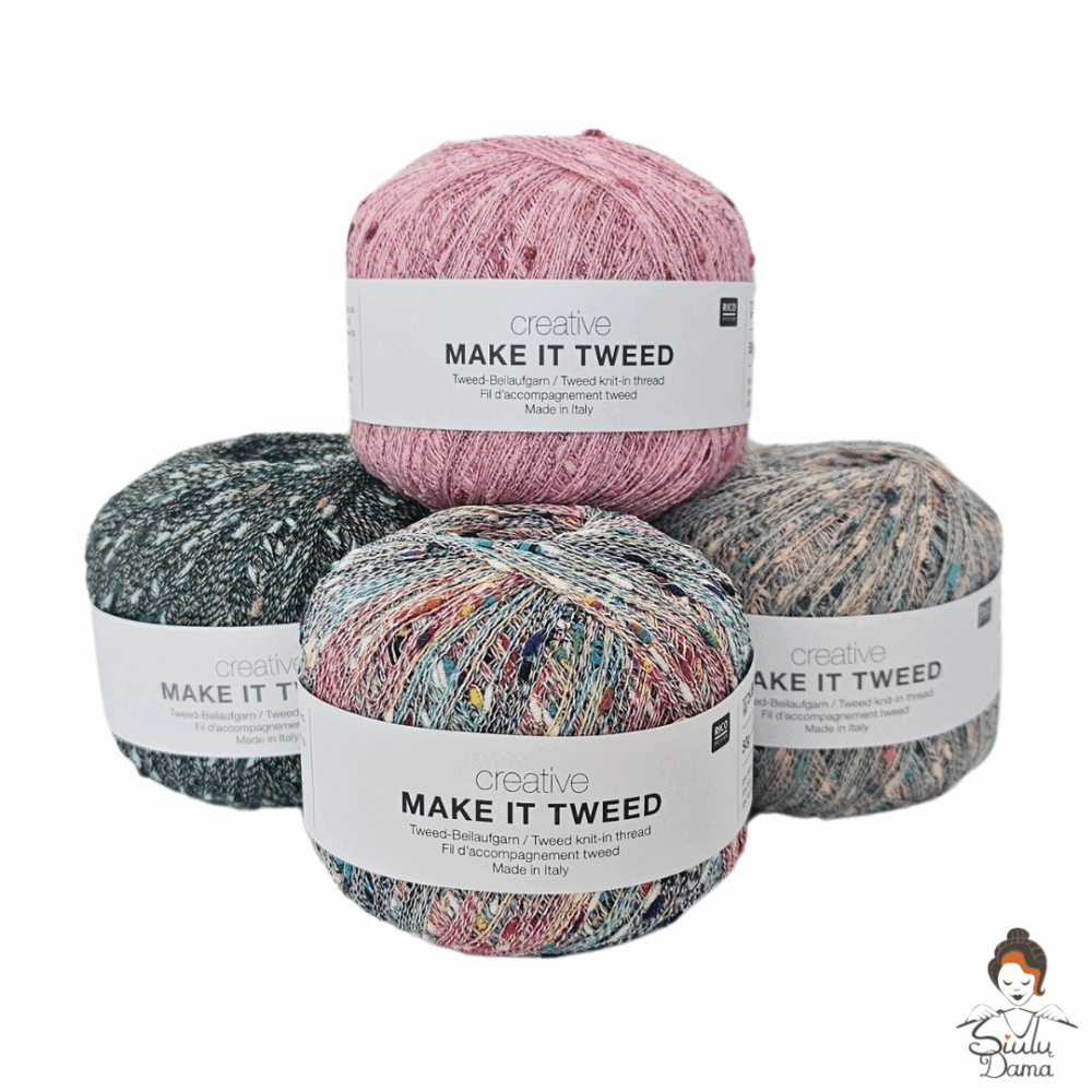 Creative Make It Tweed Rico Design mezgimo siūlai
