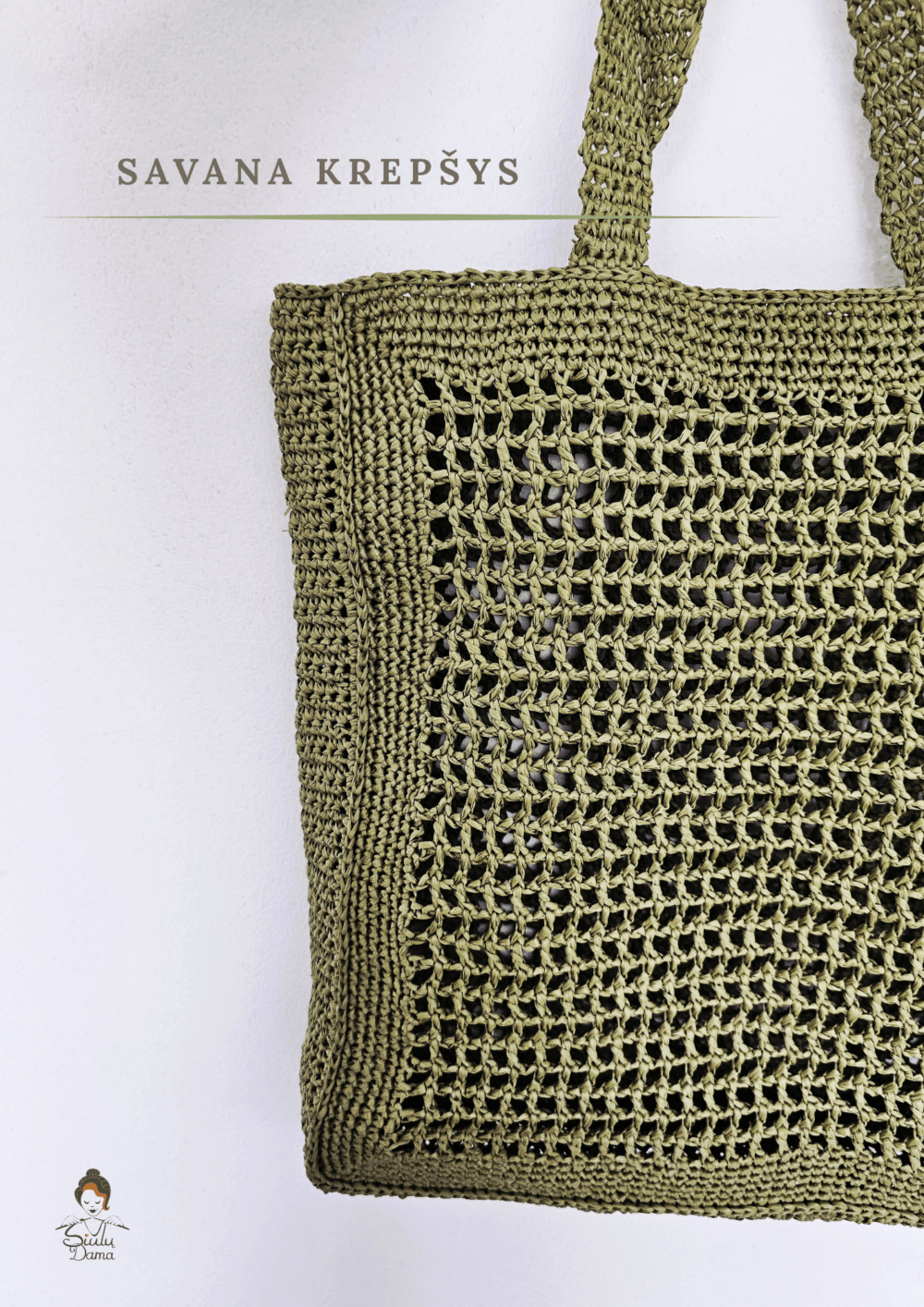 Rafijos Ispie krepšys nertas papludimio krepsys PDF failas schema nerimui Siulu dama vasariskas aksesuaras rafijos pluostas