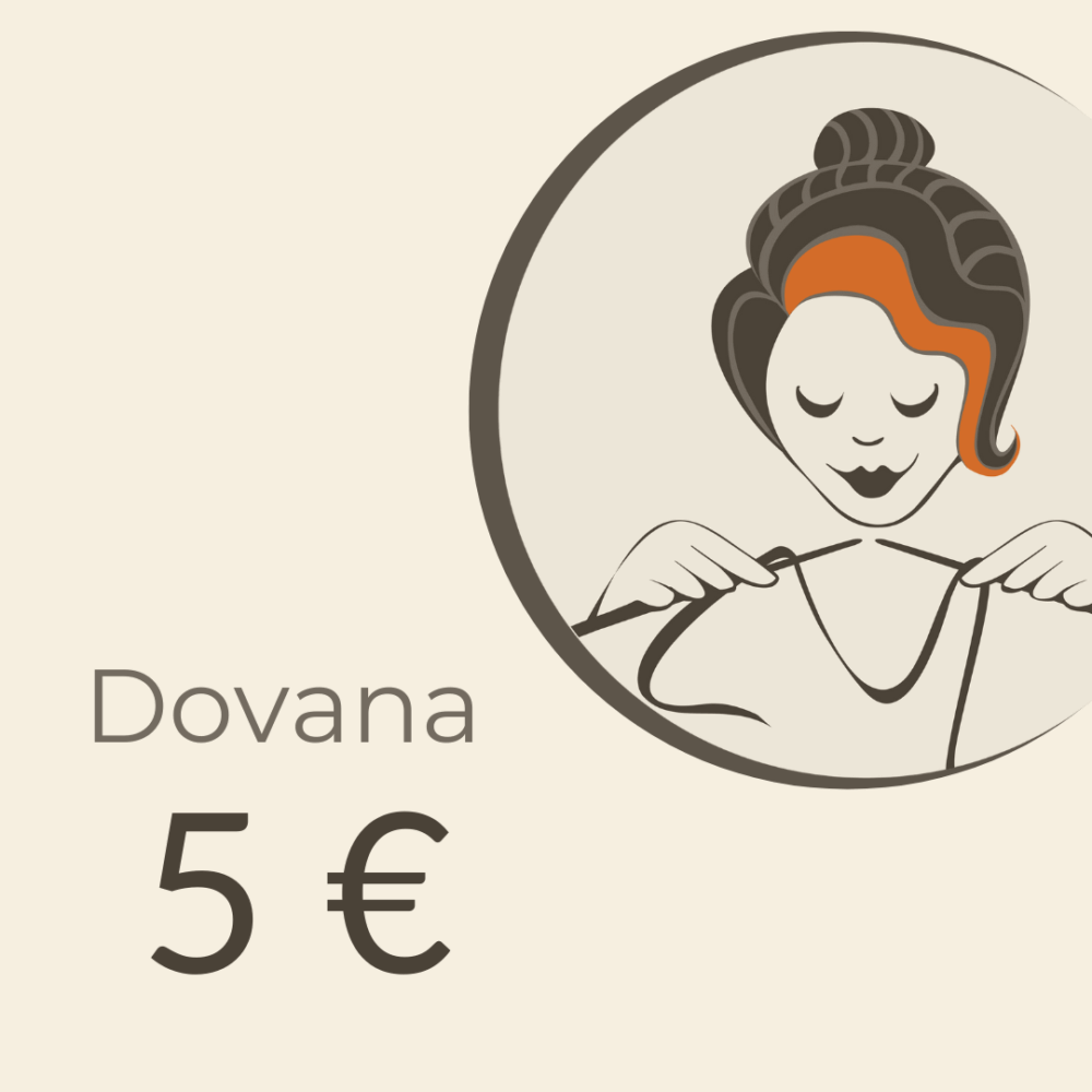 5€ Elektroninis Dovanų kuponas Siūlų Dama