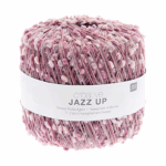 Rico Design creative jazz up pridetinis mezgimo siulas fakturinis siulas pumpureliai Siulu dama 003