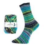Fjord Socks Puzzle Pro Lana 75% avies vilna 25Į poliamidas siulai kojinems megzti margi siulai norvegiski skandinaviski rastai ploni siulai kojinems megztukams kepurems skarelems Siulu dama