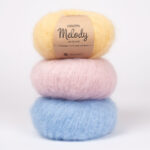 Drops Melody alpakos vilna - avies vilna- ilgo plauko - siulai mezgimui- gražus- pukuoti - megztukams - skaroms - užmestukams - ziemos - rudens - plaukuoti - Siulu dama