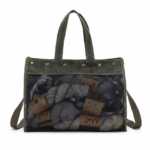 Mesh Tote della q mezgeju krepsys rankine lengvas krepsys mezgejams priedai mezgimui bordo zalios melynos violetines spalvos tvirtas krepsys priemonems siulu dama kelioninis krepsys mezgimui siuvinejimui