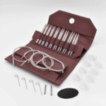 Lykke Flight Standart 9 cm trumpinti virbalai metaliniai virbalai plieniniai prisukami virbalai smailus astrus virbalai virbalu rinkinys Nepalas Siulu dama mezgimo priemones