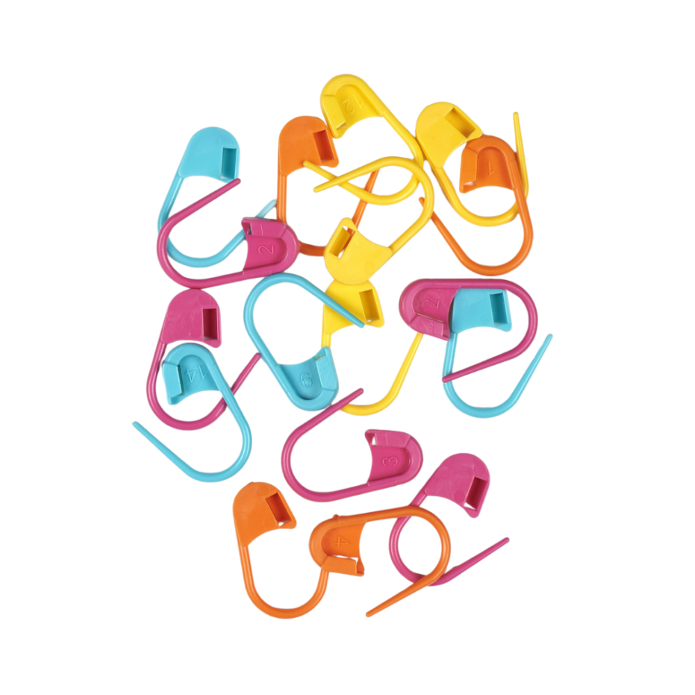 Žymekliai mezginio akims ir eilėms žymėti Pony