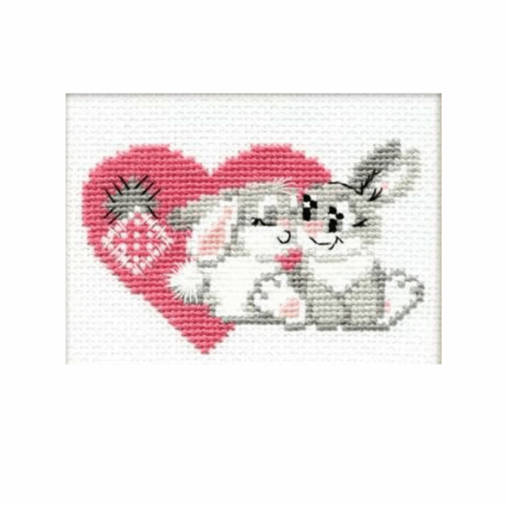 Riolis siuvinėjimo rinkinys "Mano širdelė" HB016