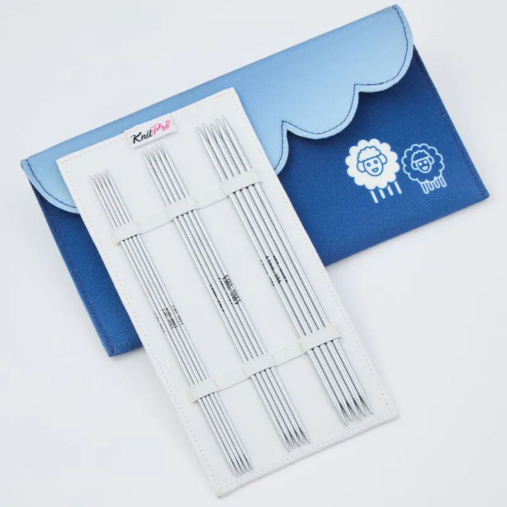 Knitpro Nova Starter 20 cm Metal 10629 kojininiai virbalai zalvariniai virbalai mezgimui 5 virbalai lengvi virbalai gamintojas Indija