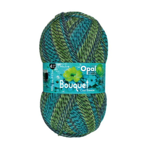Opal Bouquet Mouline siulai kojinems mergi siulai ploni siulai skaroms siulai megztukams pereinanciu spalvu sulai avies vilna poliamidas Siulu dama