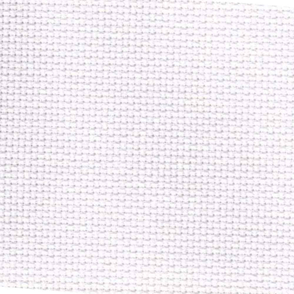 Siuvinėjimo medžiaga karpoma 3793/110/100 AIDA 18 ct,balta
