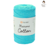 763 ryškus turkis Macrame Cotton
