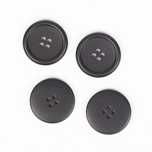 Juodos matinės sagos DROPS klasikines sagos lengvos sagos neblizgios 15 mm 20 mm 23 mm dydzio sagos Siulu dama sagos megztikam vaikams zaislams