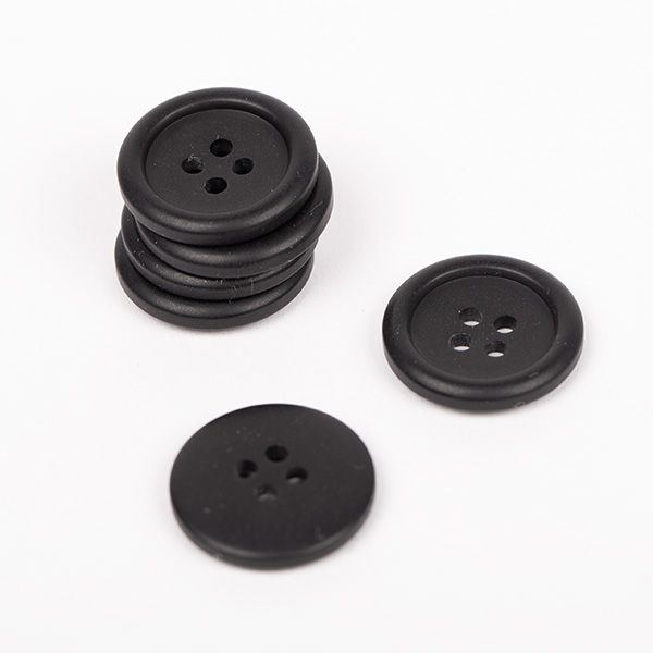 Juodos matinės sagos DROPS klasikines sagos lengvos sagos neblizgios 15 mm 20 mm 23 mm dydzio sagos Siulu dama sagos megztikam vaikams zaislams