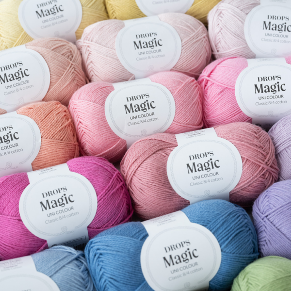 Drops Magic siūlai mezgimo siūlai nėrimo siūlai 100% medvilniniai siulai minksti siulai mezgimui vasariniai siulai siulai suknelems palaidinems tunikoms sijonams vaiku ir kudikiu drabuziams zaislams amigurumi siulai aksesuarams siulu dama